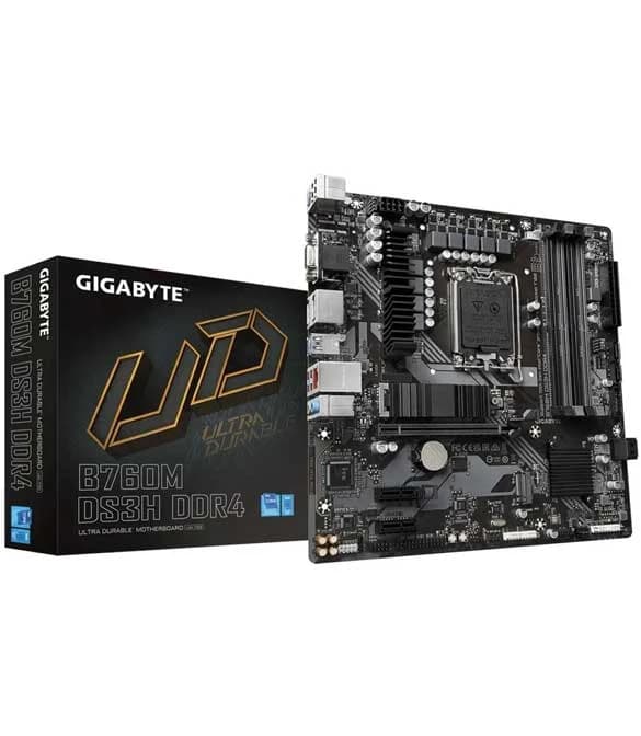 GIGABYTE B760M DS3H DDR4 Intel 13th 12th Series MATX Gaming Motherboard