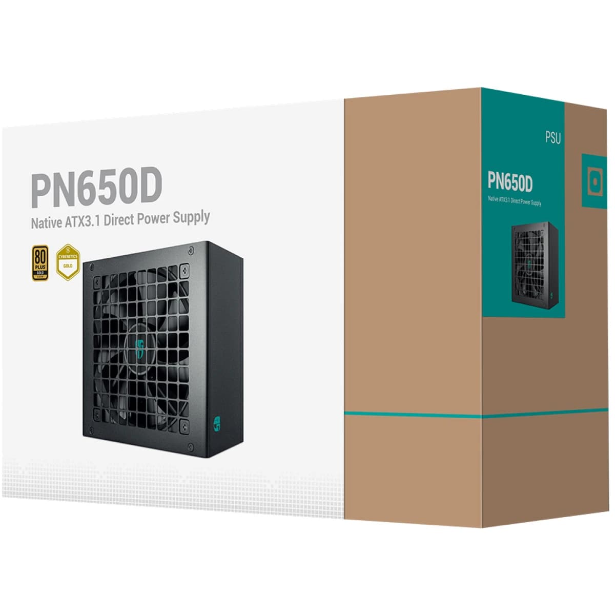 Deepcool Gamer Storm PN650D 650W 80+ Gold Power Supply with Hydro Bearing Fan, Black