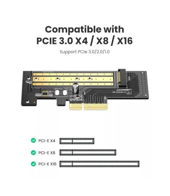 UGREEN CM302 M.2 NVME TO PCI-E 3.0 X 4