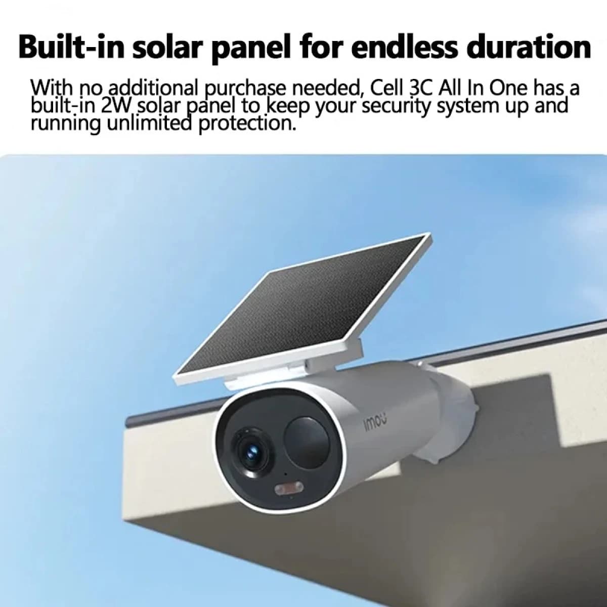 IMOU Cell 3C Solar Security Camera with Battery, Wireless WIFI for Outdoor with Two-Way Talk