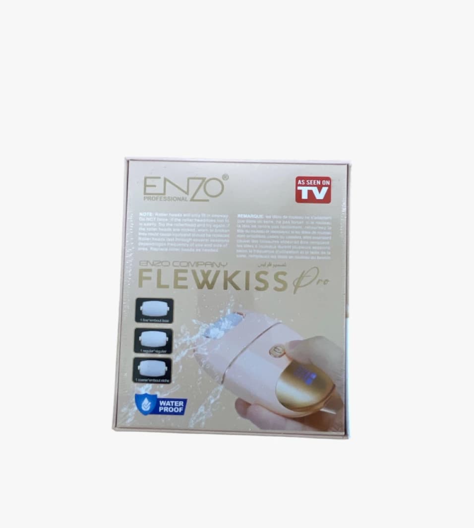 Enzo Professional Flewkiss Pro Electronic Pedicure Tool with New Design for Beauty and Style Enthusiasts
