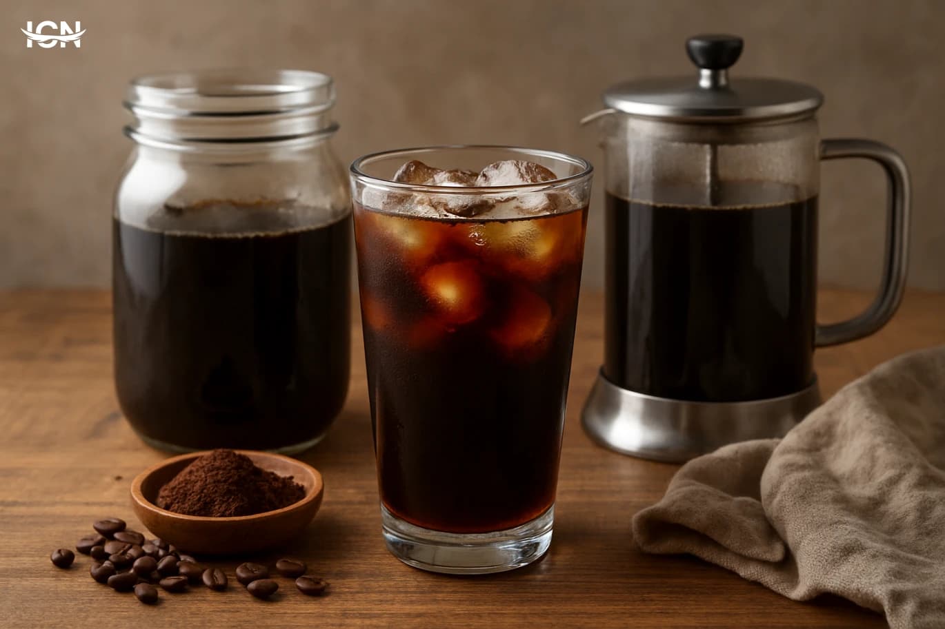 القهوة الباردة في البيت بسهولة