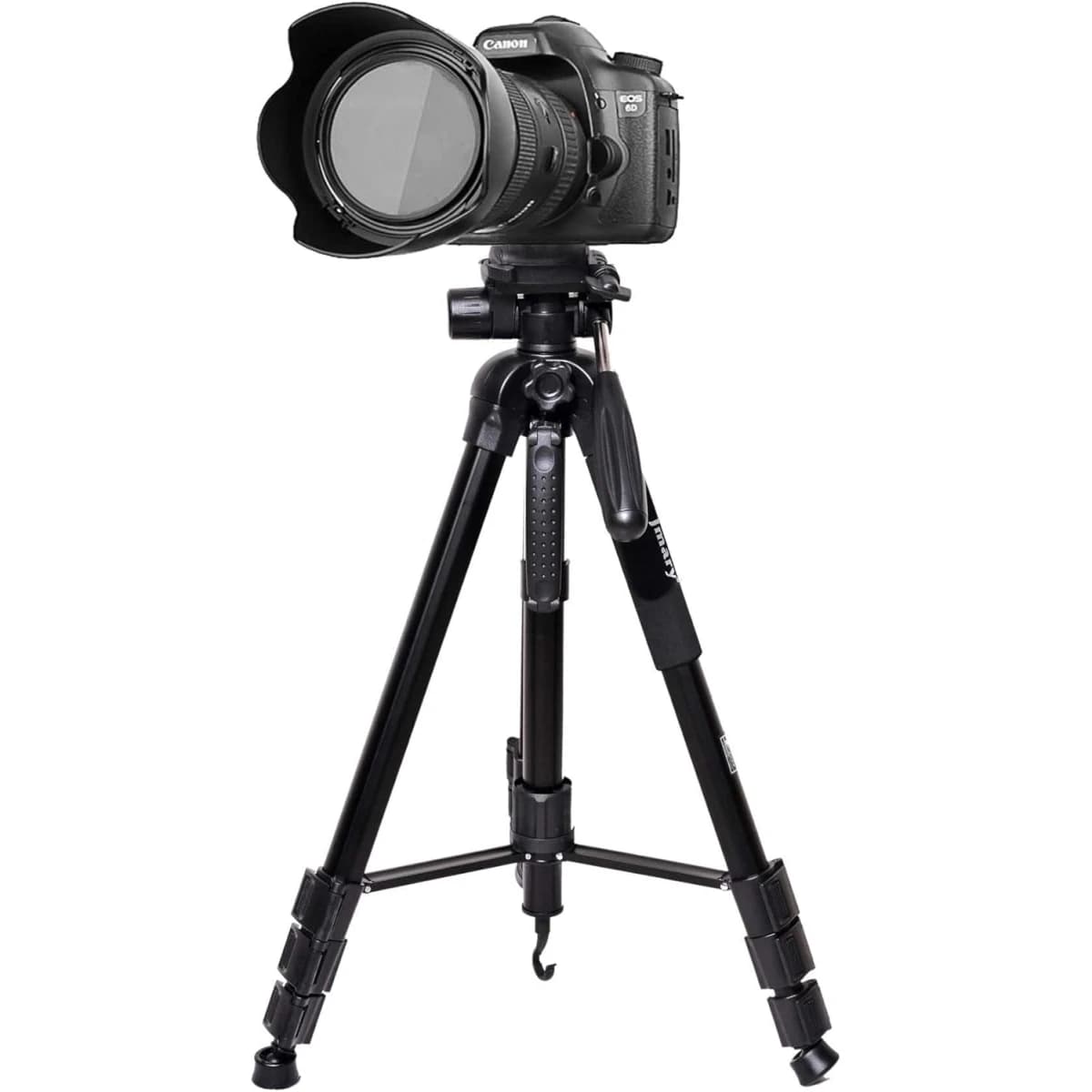 Jmary KP-2264 Professional Aluminium Tripod Monopod for DSLR Cameras (Black)
