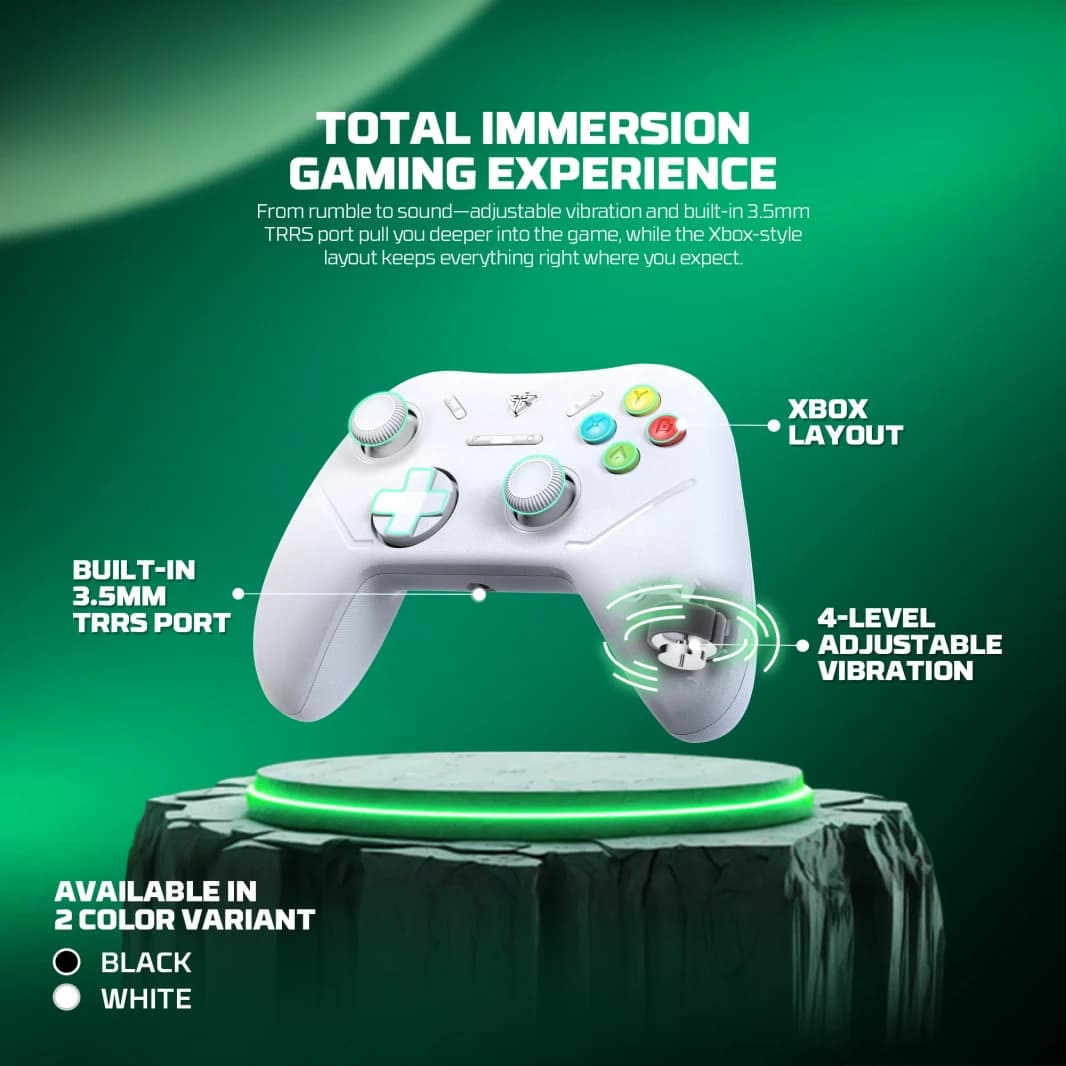FANTECH WGP13X Shooter III X Wireless Gaming Controller - White