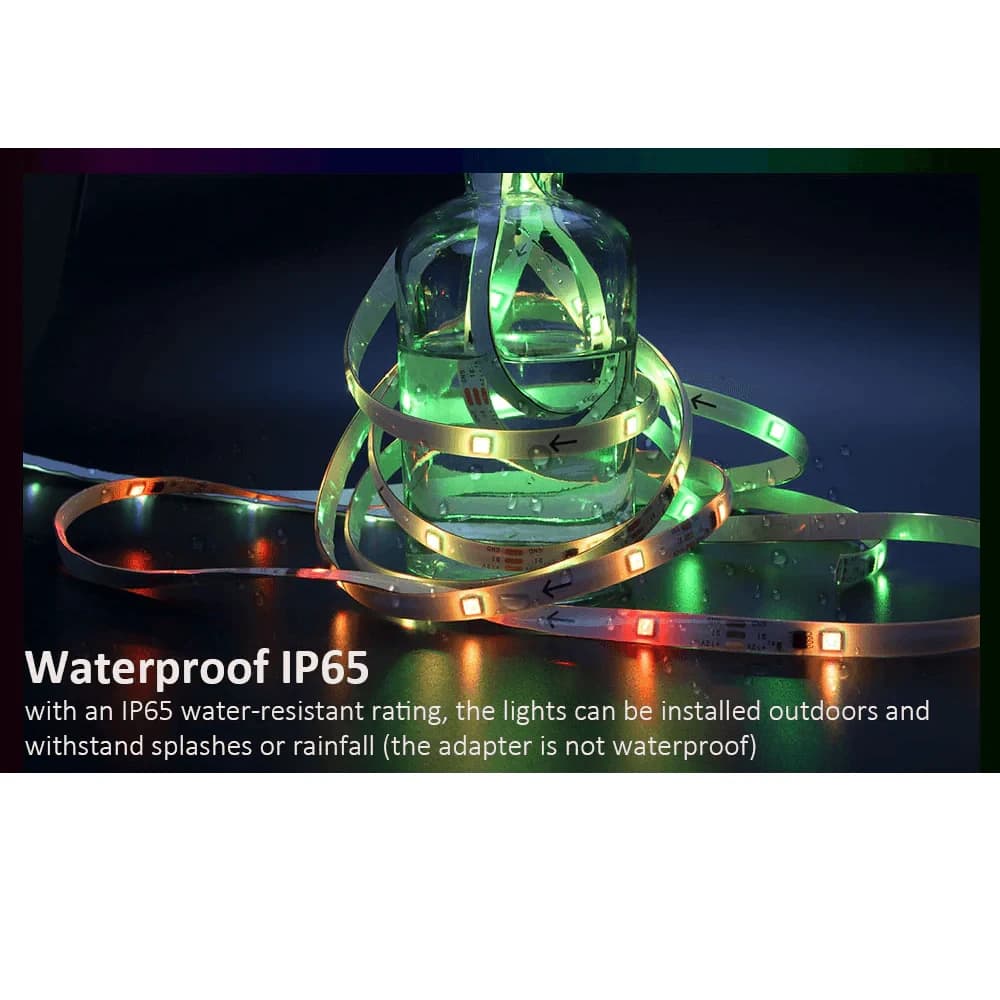 Dream Color LED Strip Lights with Remote Control Waterproof