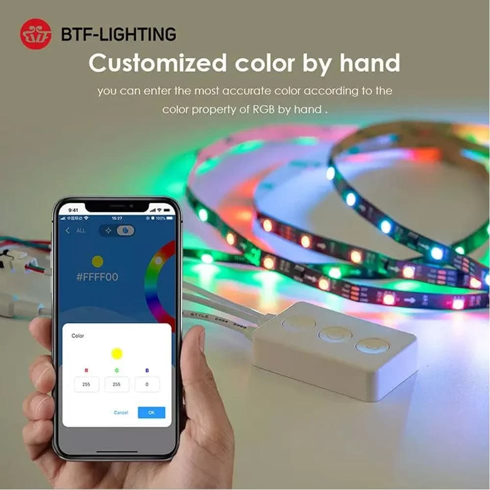 BTF-Lighting Dreamcolor LED Strip Light with Bluetooth