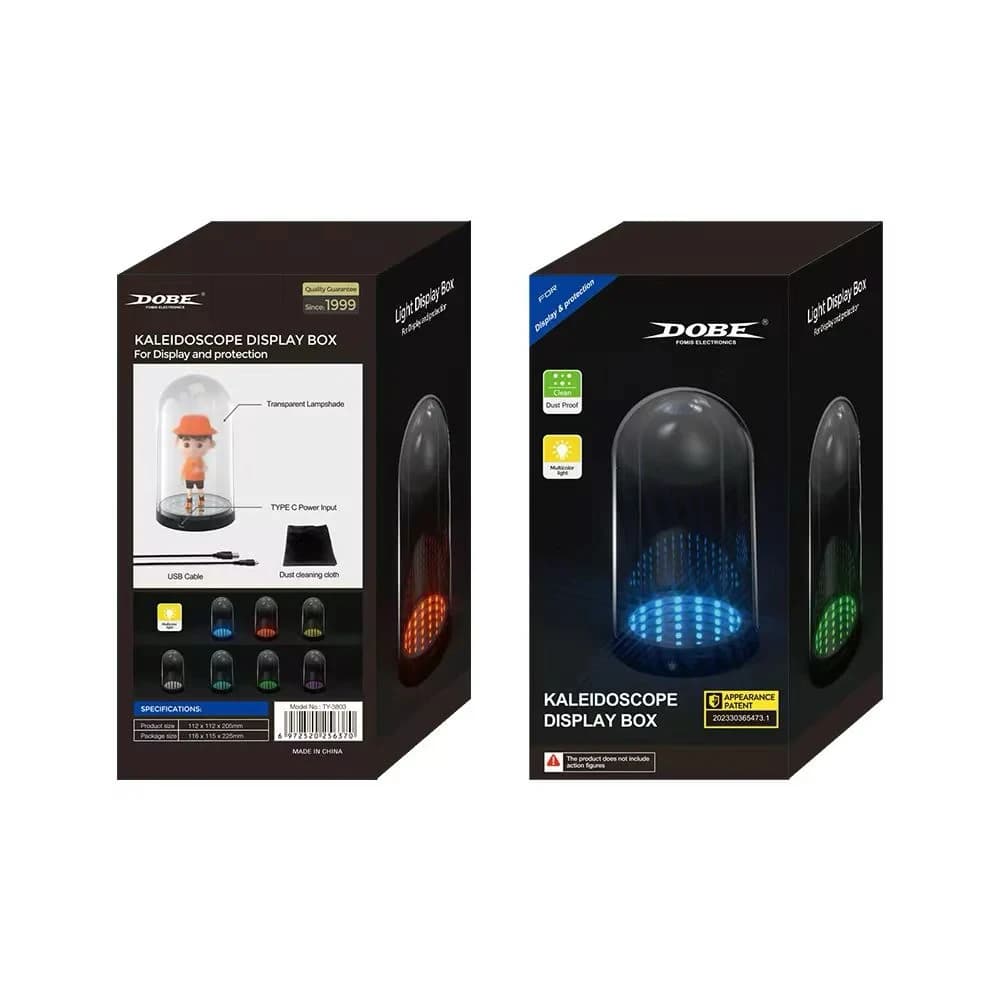 Storage Display Boxes with LED Lights and Dustproof Design