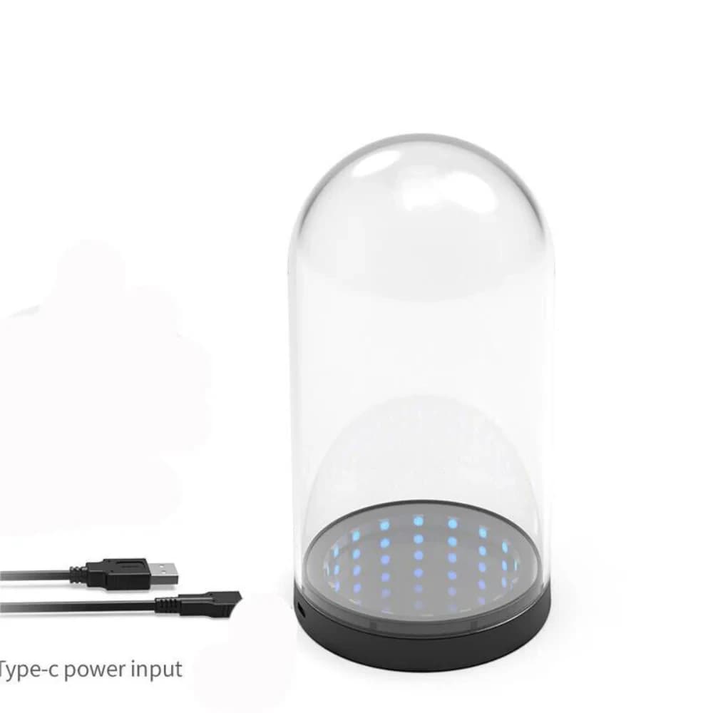 Storage Display Boxes with LED Lights and Dustproof Design