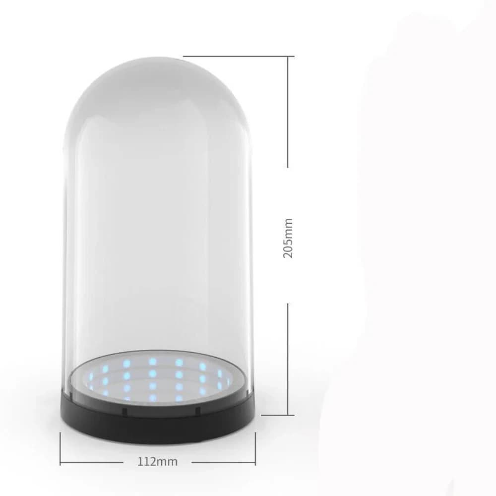 Storage Display Boxes with LED Lights and Dustproof Design