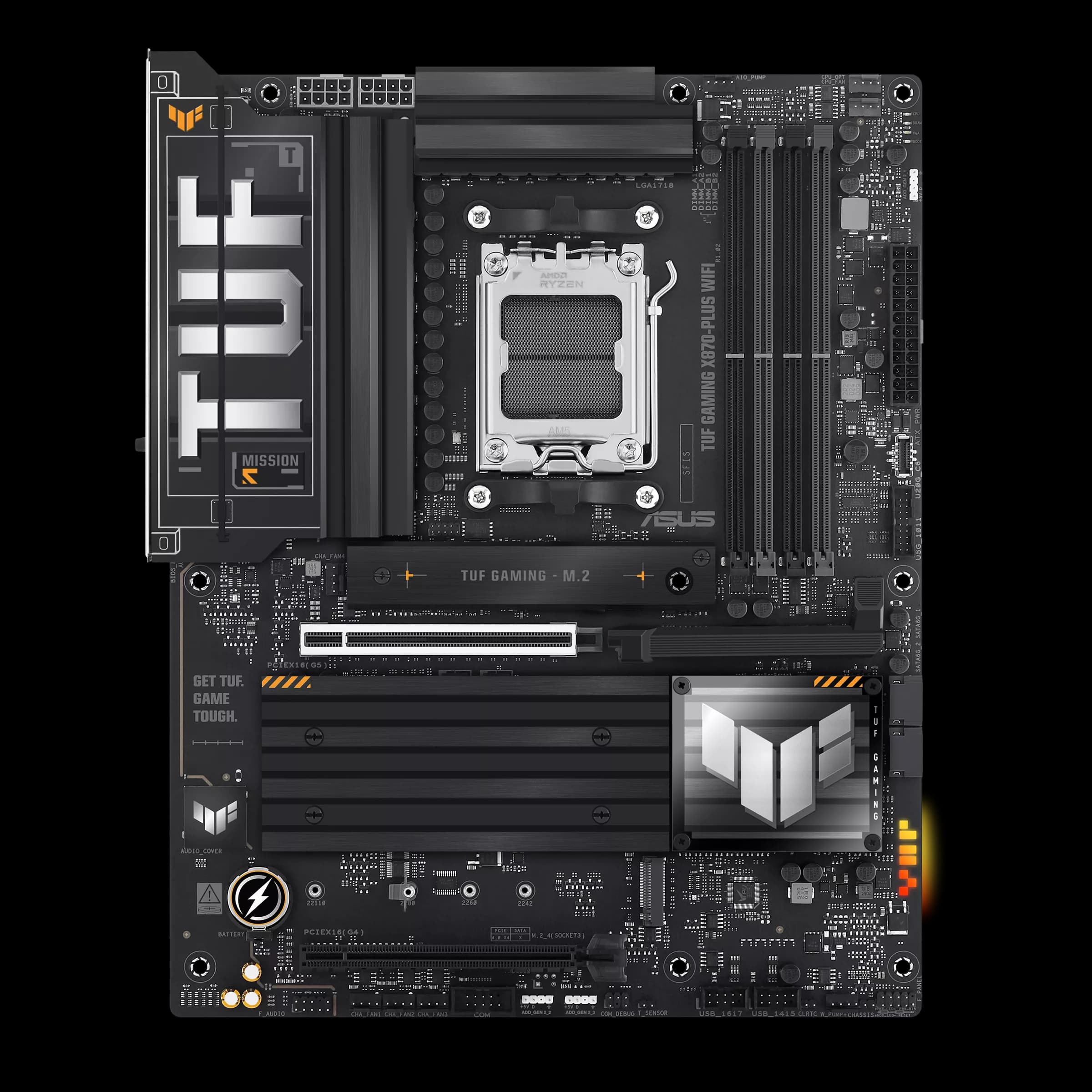 ASUS TUF Gaming X870-Plus WIFI 7 AMD X870 AM5 ATX 4x M.2 Slots DDR5