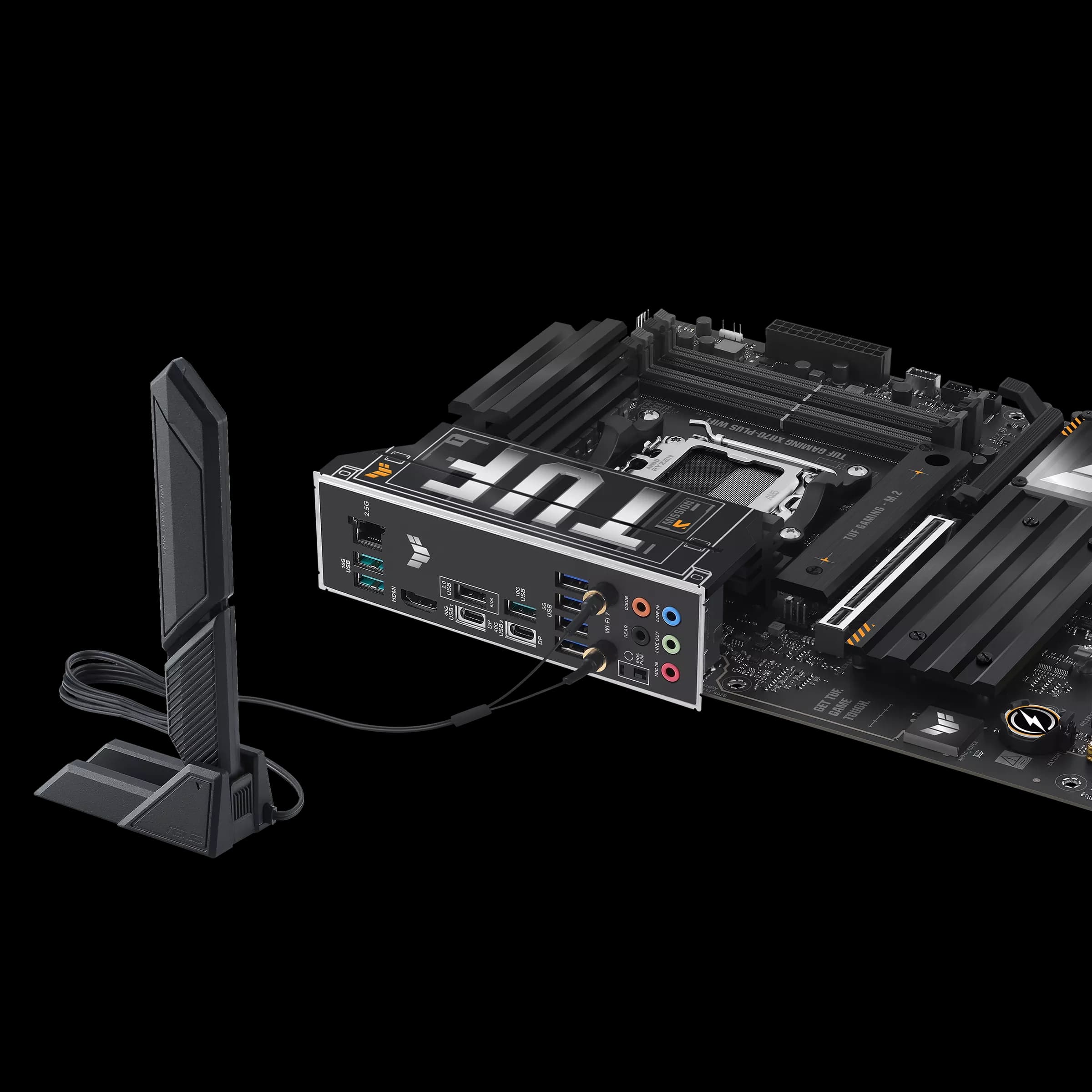 ASUS TUF Gaming X870-Plus WIFI 7 AMD X870 AM5 ATX 4x M.2 Slots DDR5