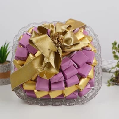 Chocolate Gift Plate 25 D