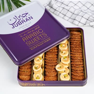 Jubran Barazek with Ghraybeh Premium Box 500g