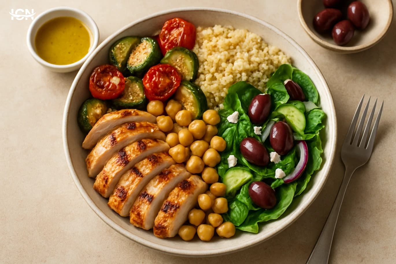 High Protein Mediterranean Bowls at Home