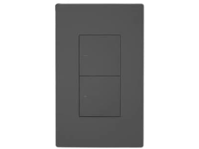 Gray Smart Wall Switch, 2-Gang, 120W (M5) | SONOFF