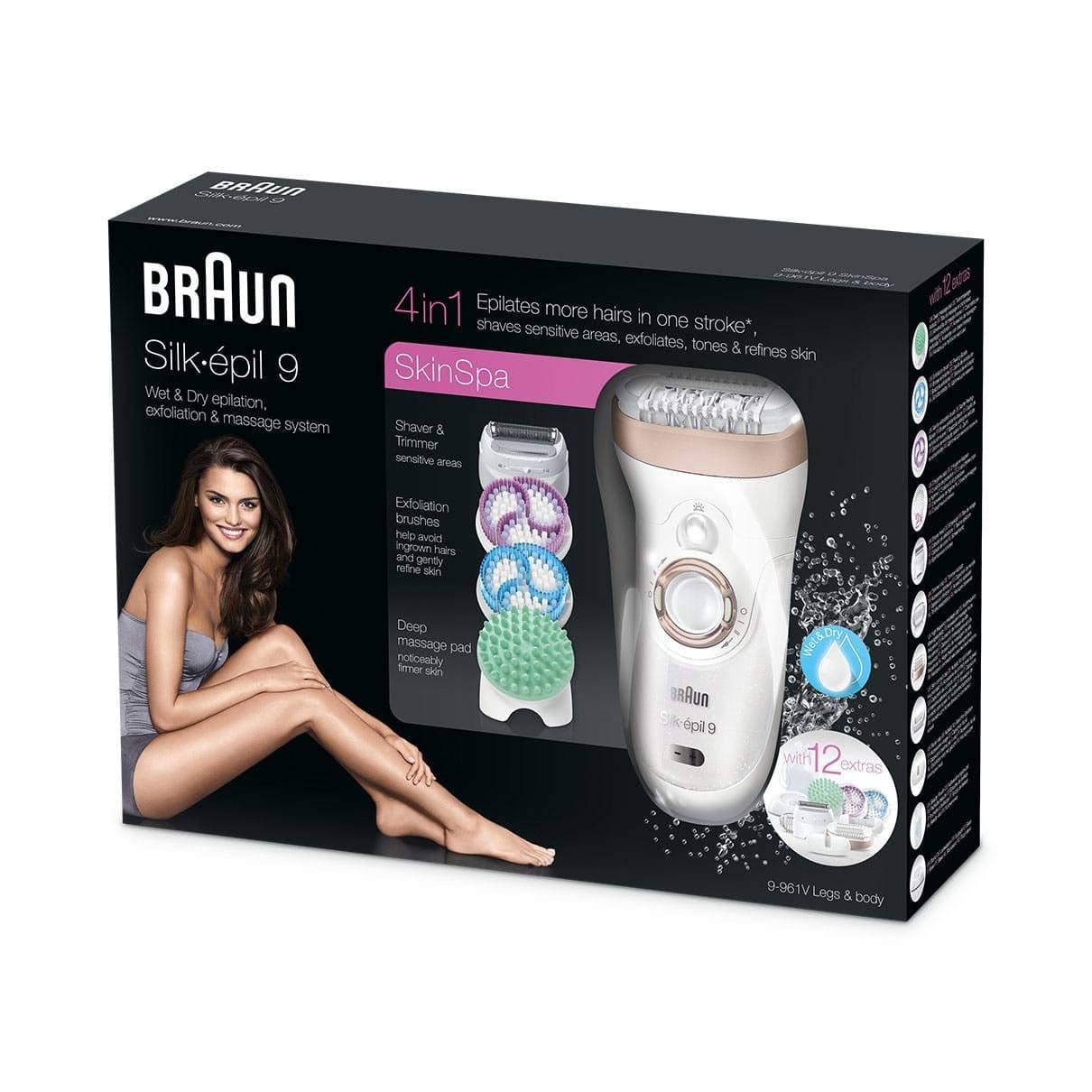 Braun LegEpIL 9-961V Epilator for Women