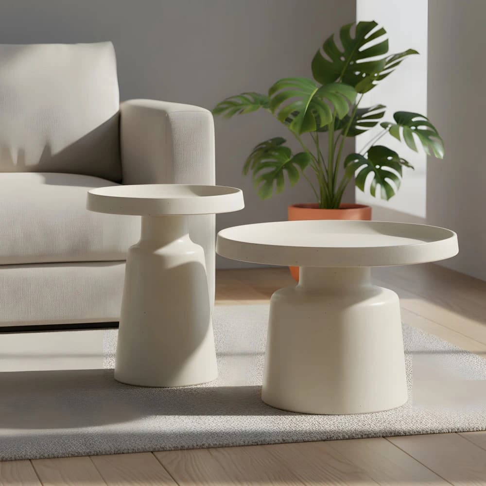 Metal Table Set - 2 Pcs