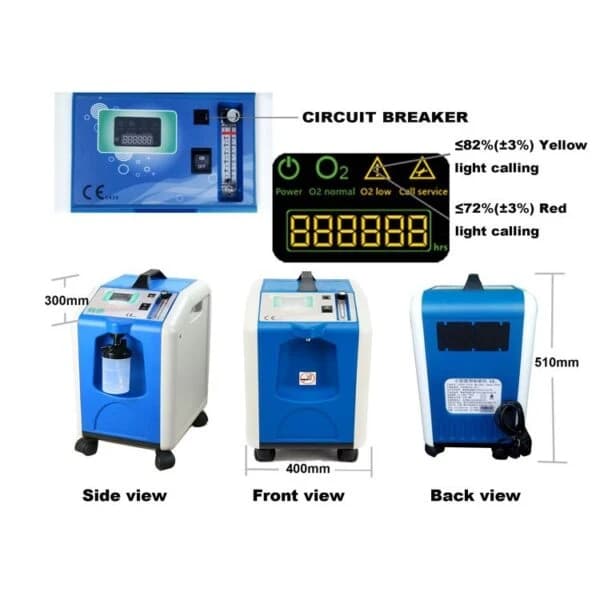 Oxygen Generator | Oxygen Concentrator Machine | 10L/min | MICiTECH CP101