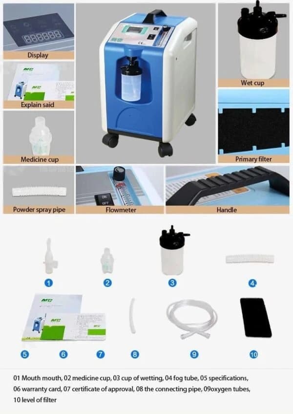 Oxygen Generator | Oxygen Concentrator Machine | 10L/min | MICiTECH CP101