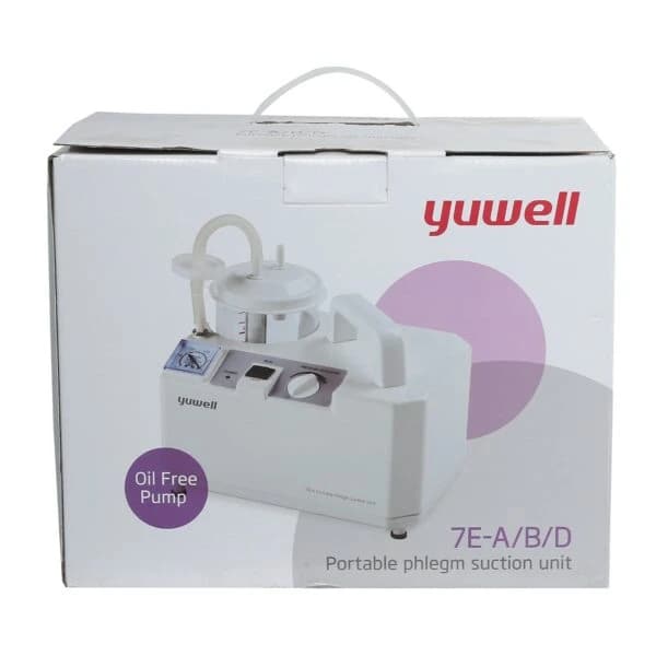 Portable Suction Pump | Portable Phlegm Suction Unit | Yuwell | 7E-A