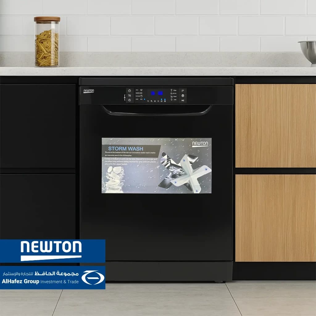 Dishwasher 9Prog 3Basket Vortex Black Newton