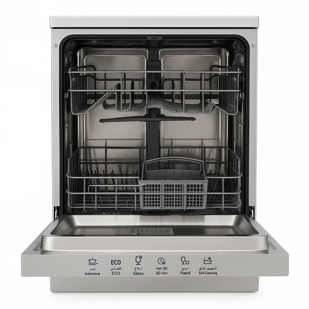 Dishwasher 6Prog 2Basket 12Set Silver