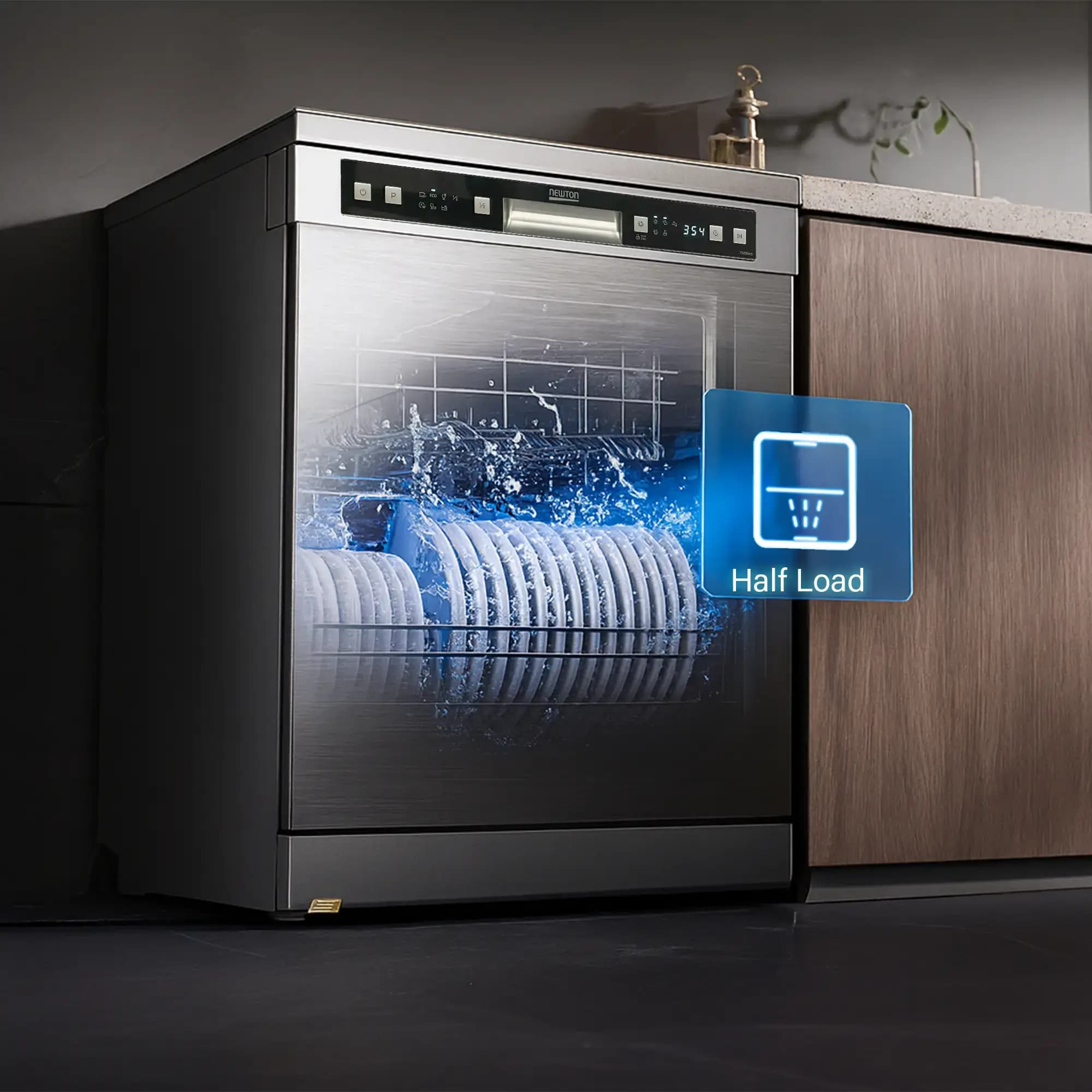 Dishwasher 5 Programs 3 Baskets A++ Stainless Steel