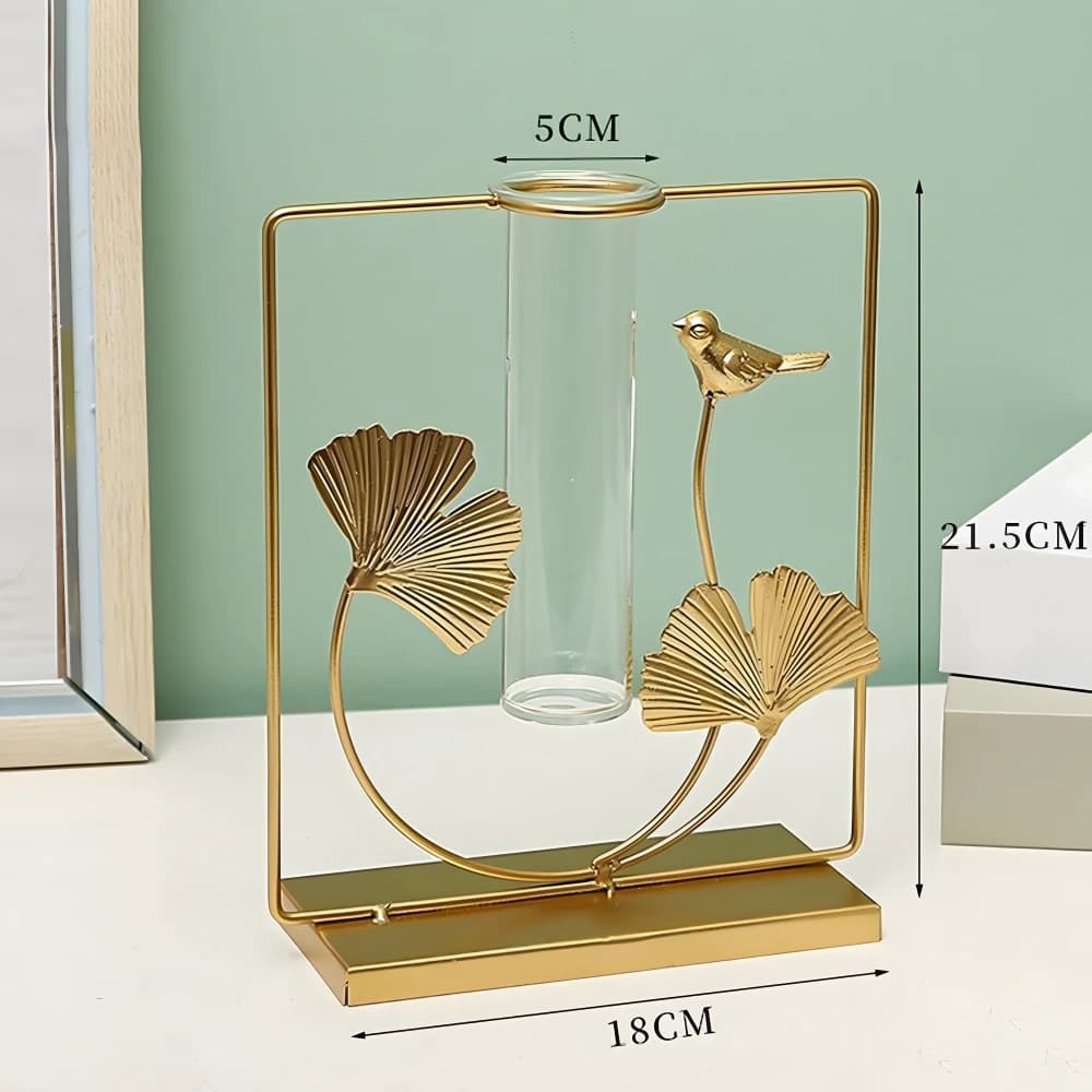 Golden Candleholder