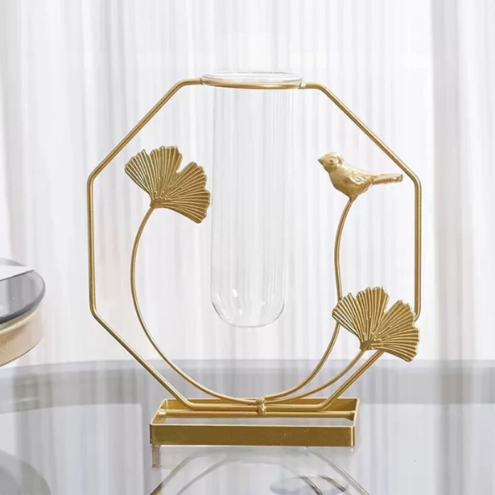 Golden Candleholder