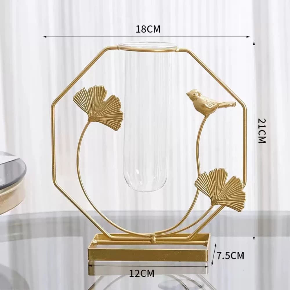 Golden Candleholder