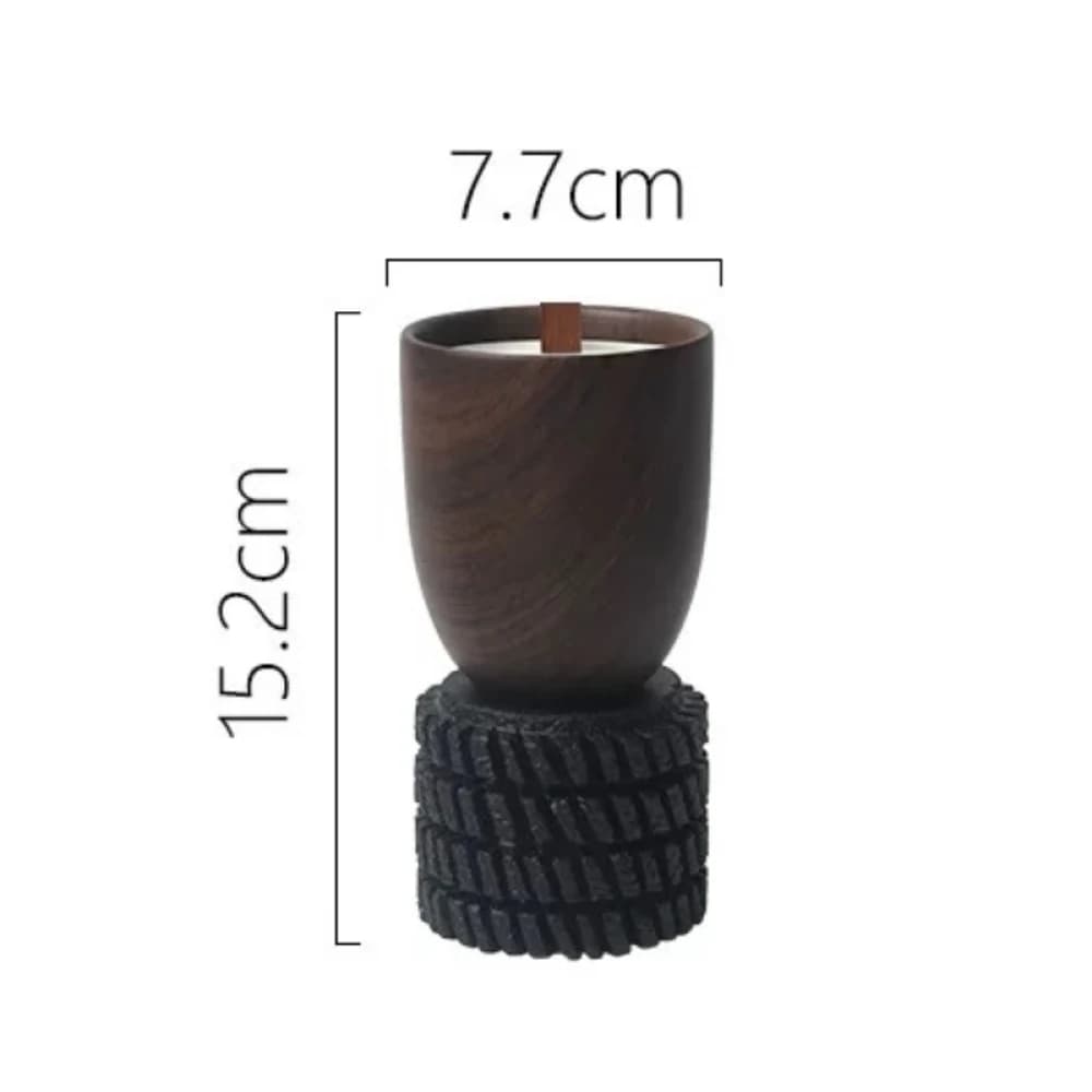 Wooden Candle