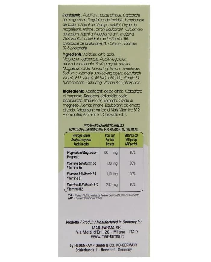 Marvit Super Mag 12 Effervescent Tablets Marpharma