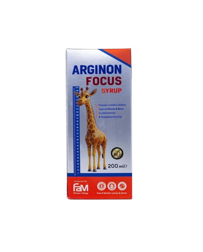 Arginon Focus Syrup 200ml Pharma Turkey