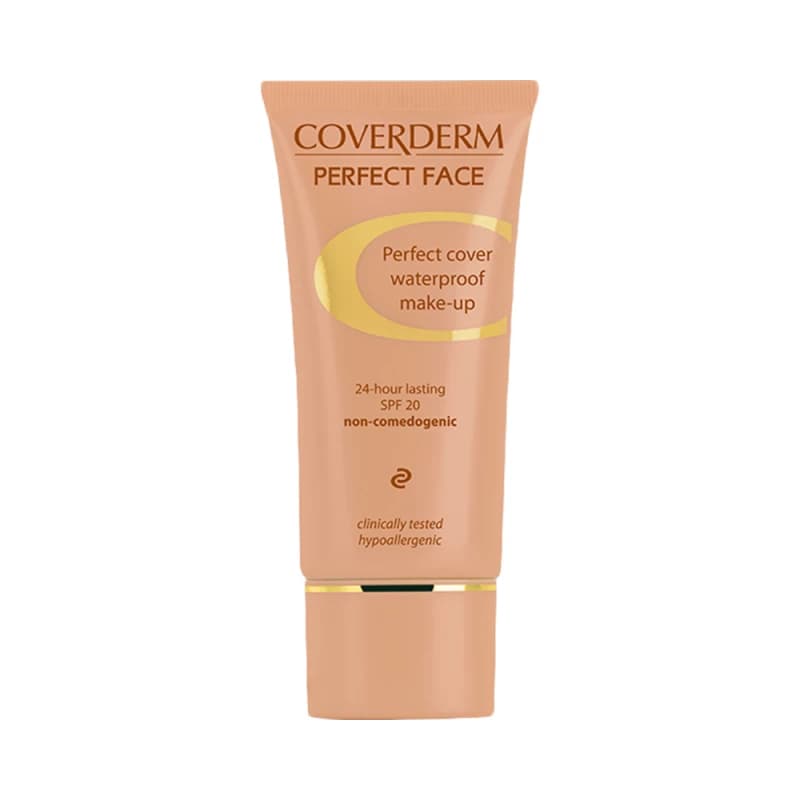 Coverderm Perfect Face Full Coverage Concealing Foundation SPF20 for Sensitive Skin 30ml Flawless Complexion07