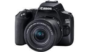Canon EOS 250D Black and EF-S 18-55mm f/3.5-5.6 III Lens