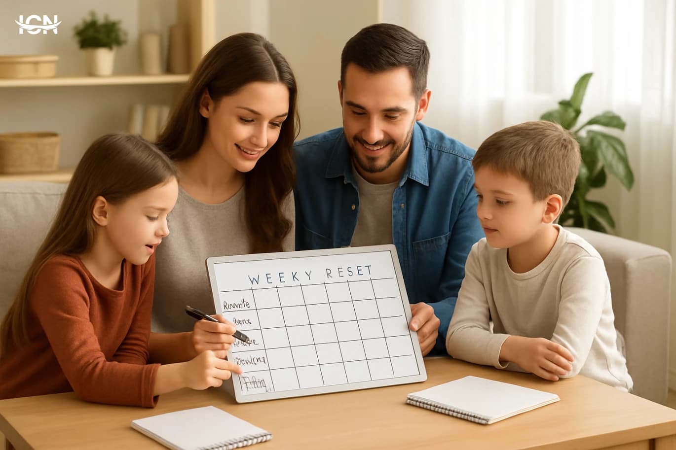 إعادة ضبط أسبوعية تُنقذ يوميات الأسرة