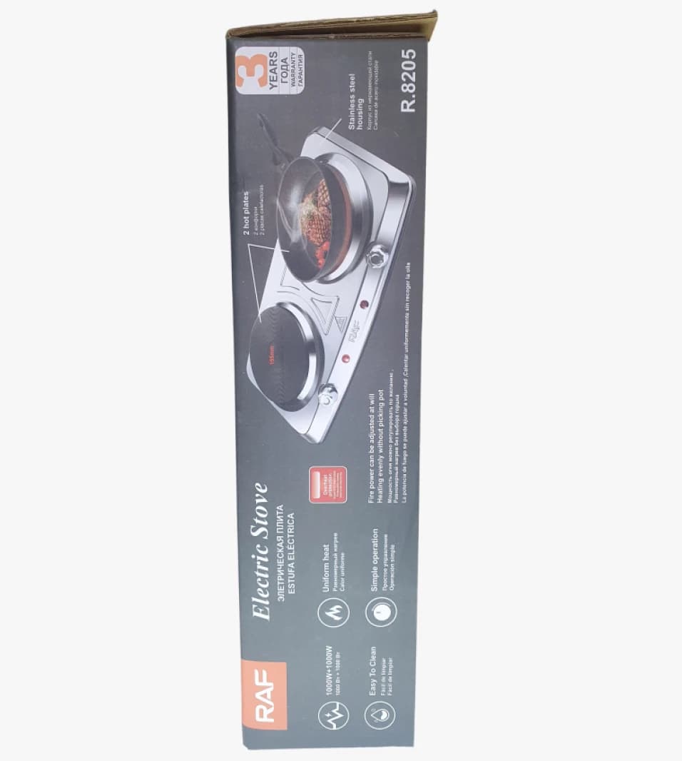 RAF Electric Stove with Elegant Design and Distinctive Features, Ideal for Modern Kitchens and Cooking Enthusiasts