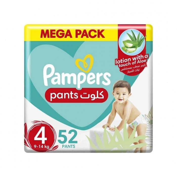 فوط اطفال Pampers Pants 4 – 52 pieces