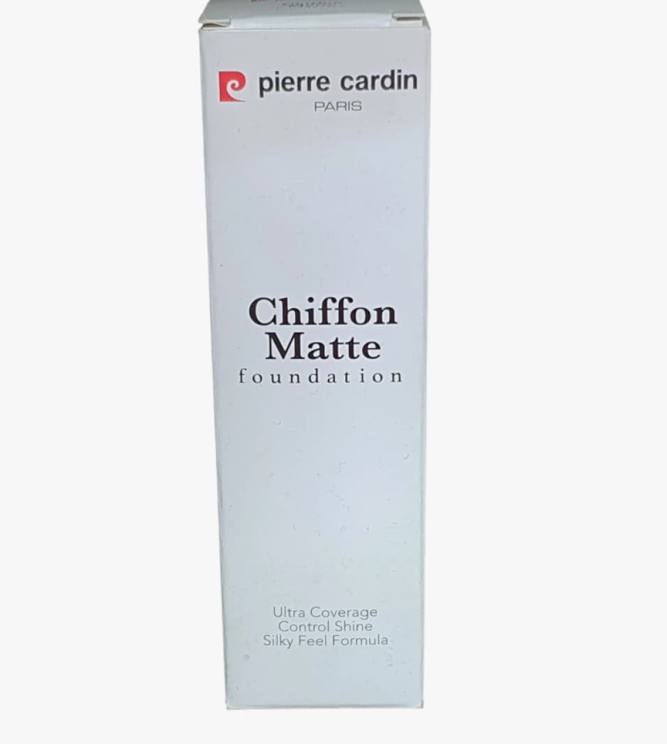 Pierre Cardin Chiffon Matte Foundation for Normal and Oily Skin with Ultra Coverage and Silky Feel