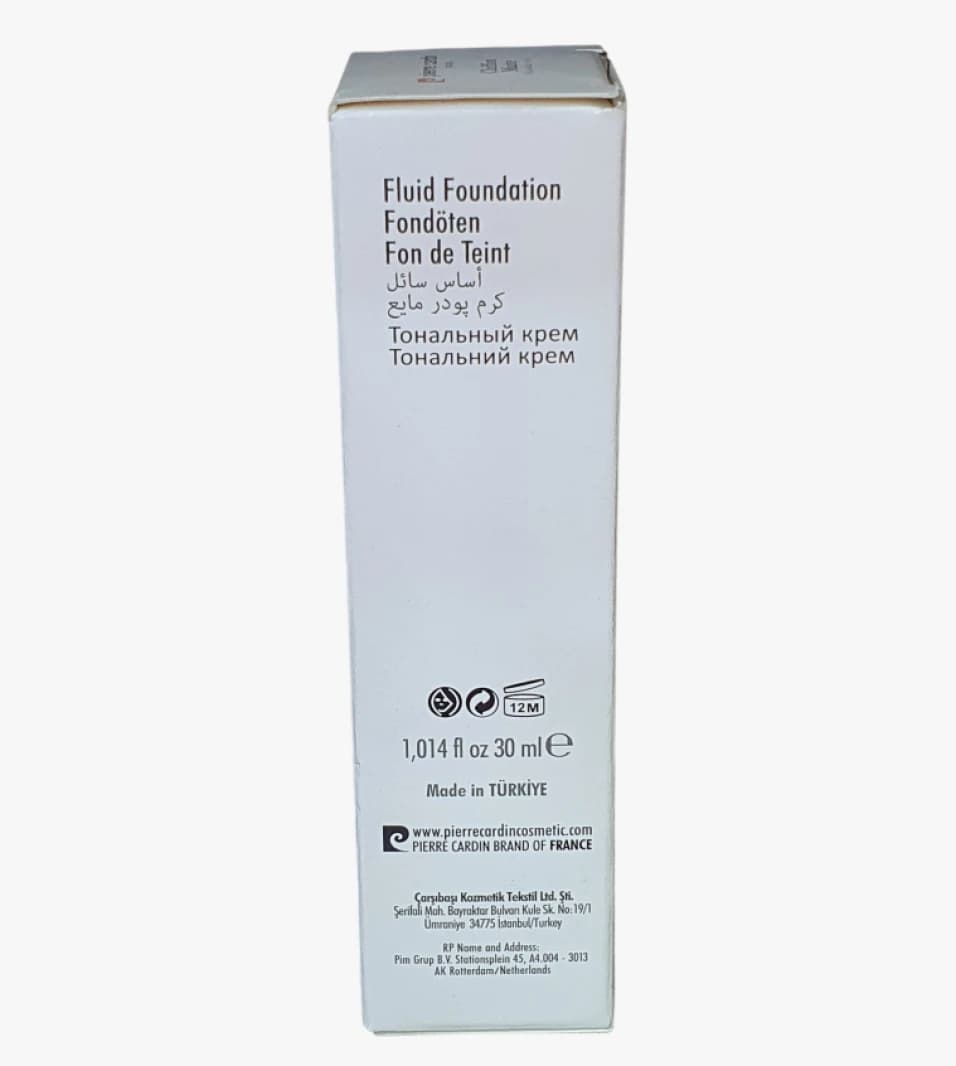 Pierre Cardin Chiffon Matte Foundation for Normal and Oily Skin with Ultra Coverage and Silky Feel