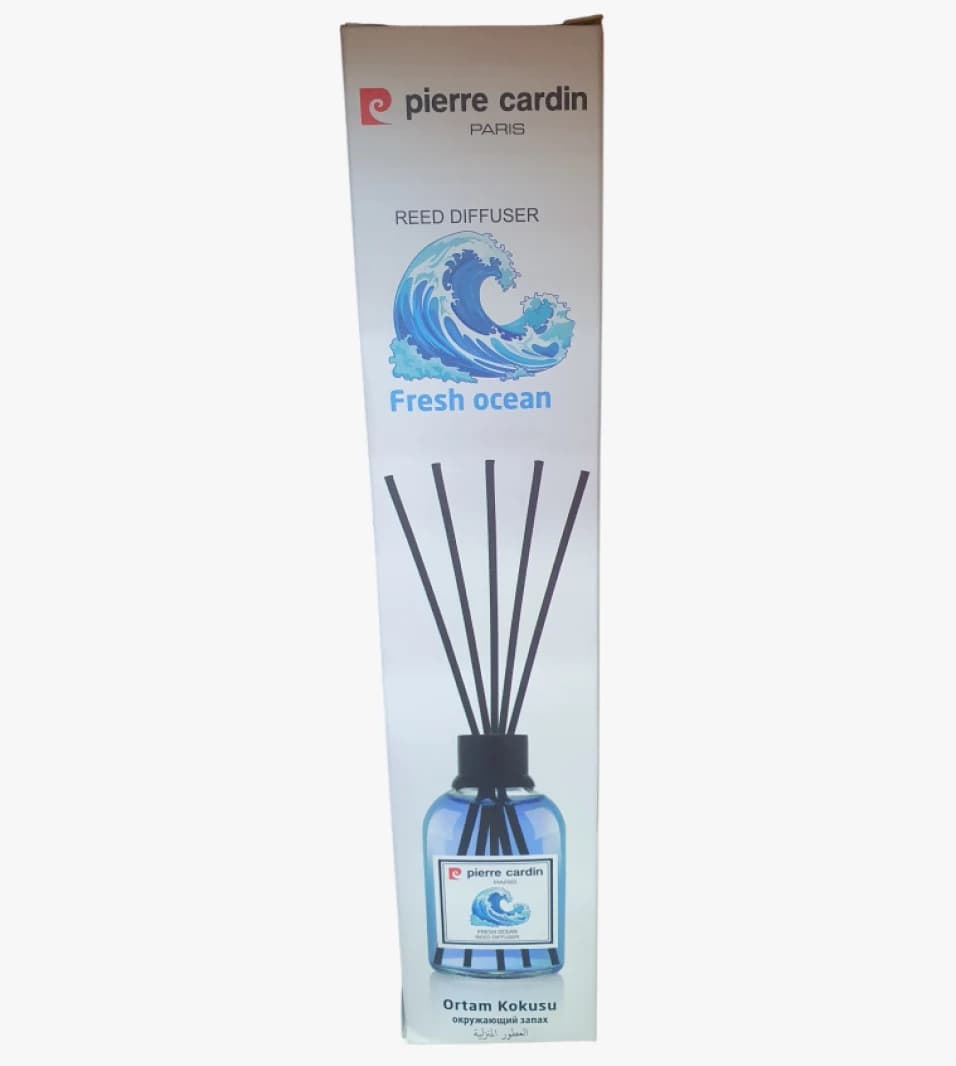Pierre Cardin Reed Diffuser Fresh Ocean Design for Home Aroma Enthusiasts Seeking Perfect Ambience