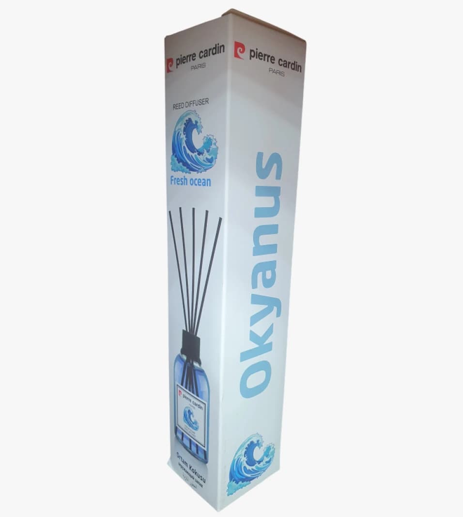Pierre Cardin Reed Diffuser Fresh Ocean Design for Home Aroma Enthusiasts Seeking Perfect Ambience