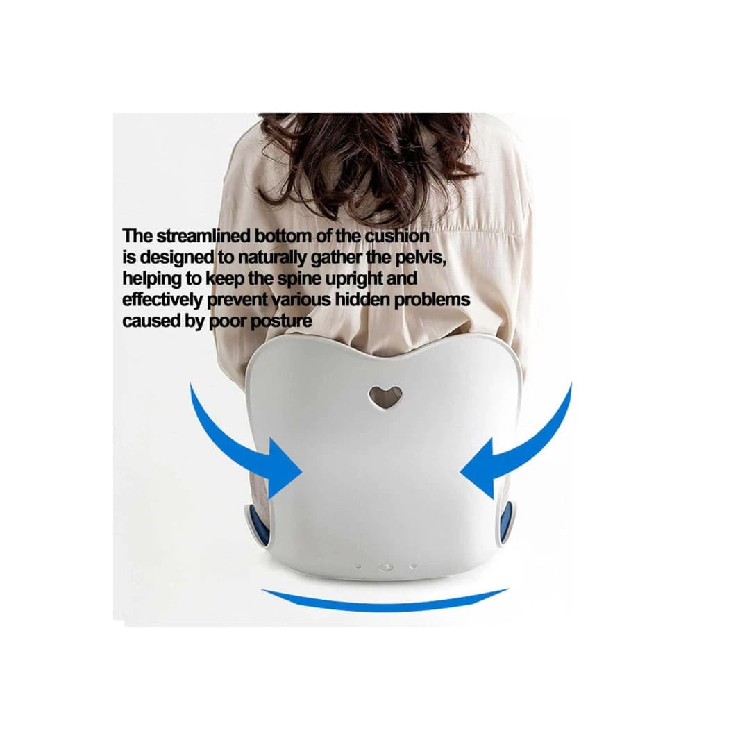 NGT style Bright Seat Ergonomic Cushion for Back and Lumbar Support in Home, Office, and Classroom 42 cm x 34 cm x 36 cm