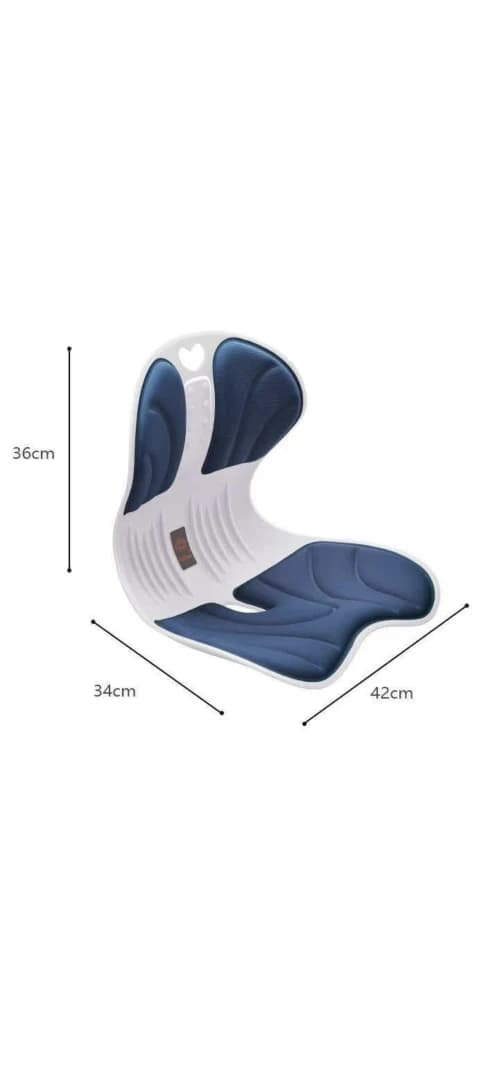 NGT style Bright Seat Ergonomic Cushion for Back and Lumbar Support in Home, Office, and Classroom 42 cm x 34 cm x 36 cm