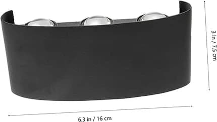 Super Vetro Wall Lamp 27 cm - Black