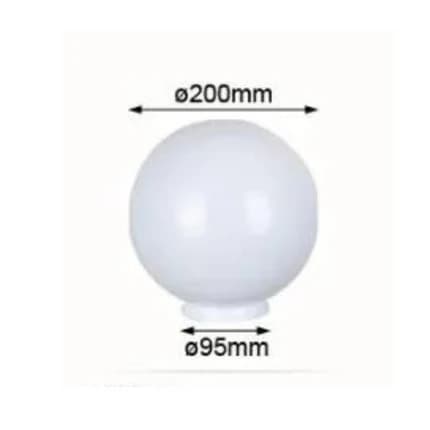 Round Wall Lamp 25cm - White