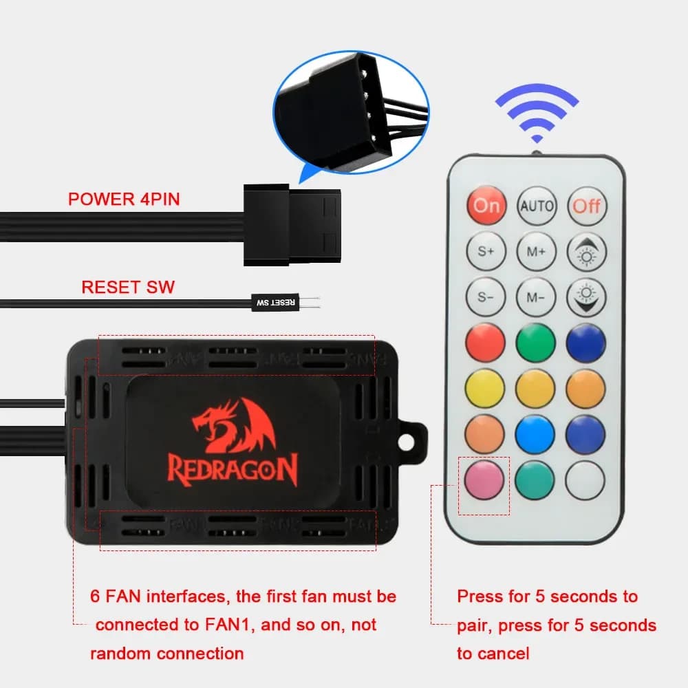 Redragon GC-F009 PC Cooling Fan