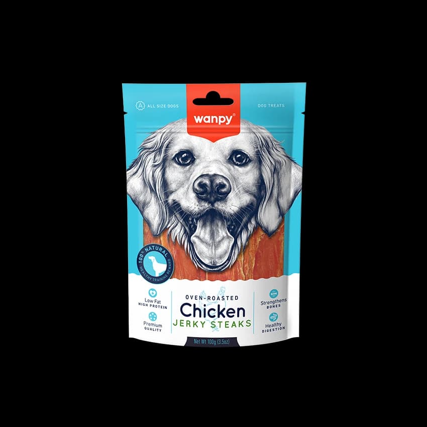 Wanpy Chicken Jerky Steaks