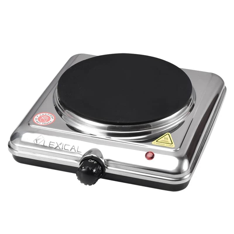 Lexical Single Burner Cooker 1500W Silver LHP-2701