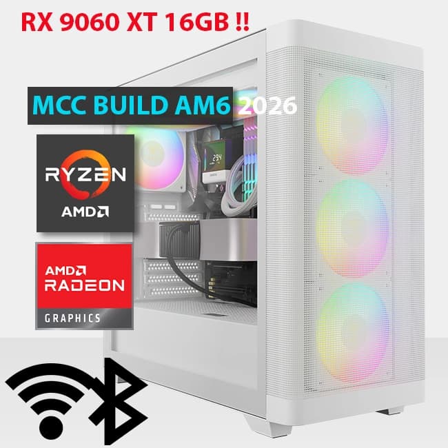 MCC AM6-26 - MIDAS Gaming PC Build | AMD Ryzen 7 9700X 8-Core